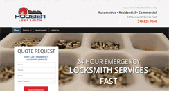 Desktop Screenshot of hoosierlocksmith.com